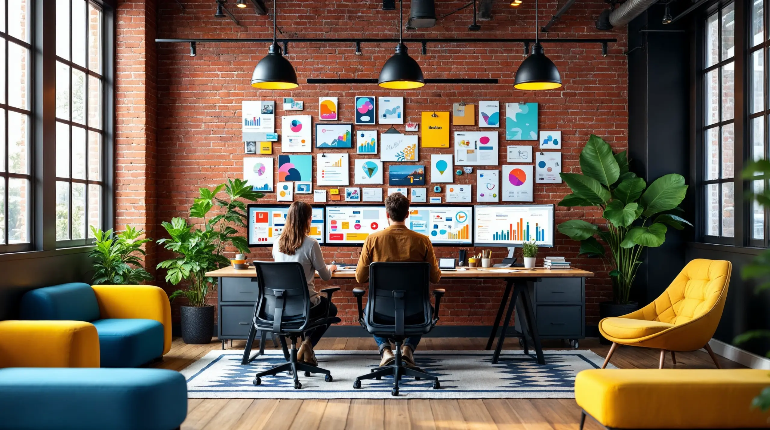 Bild eines kreativen Digital-Marketing-Teams