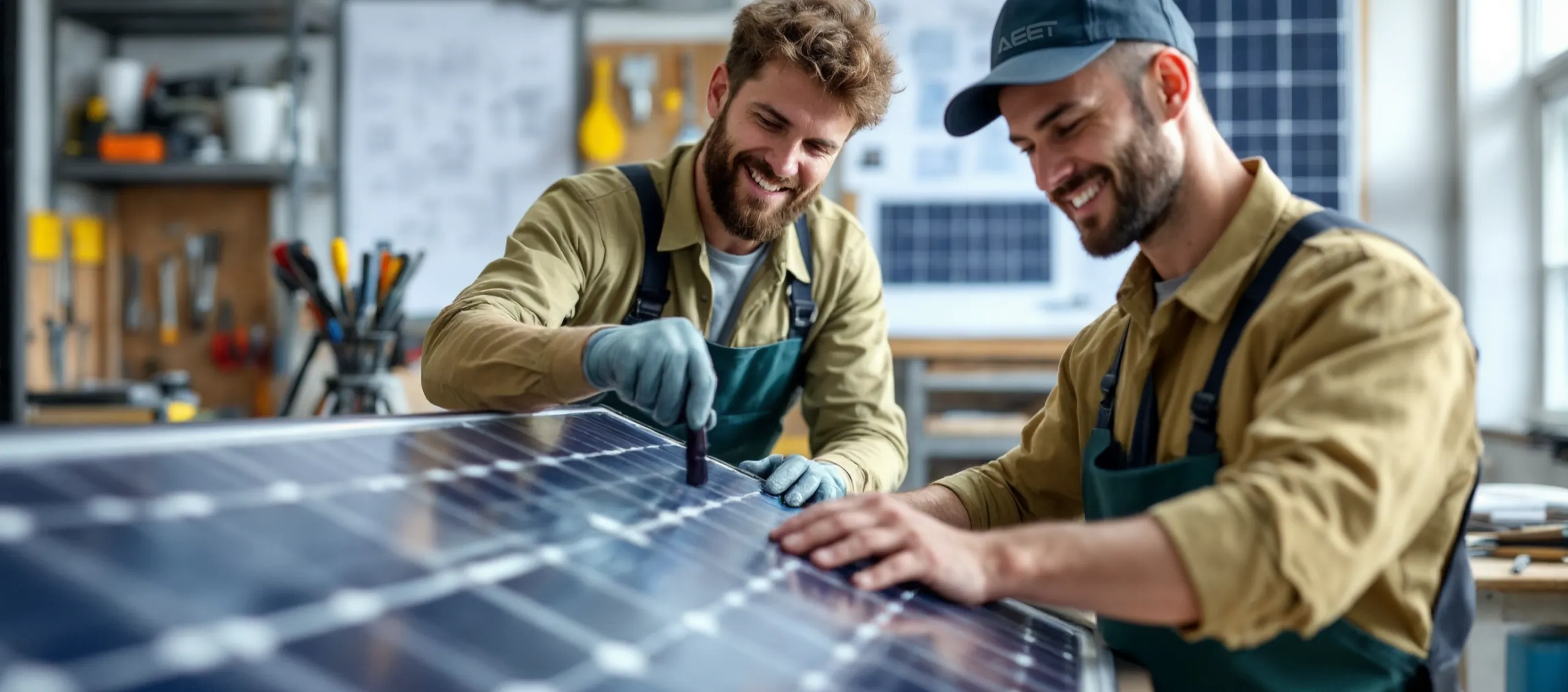 Titelbild für Reparatur von Solarmodulen